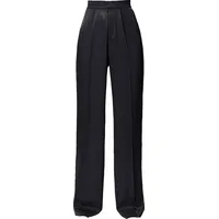 AGGI Women's High Waisted Satin Trousers