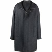 FARFETCH Men's Grey Wool Coats