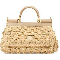 Dolce and Gabbana Women's Crochet Beach Bag