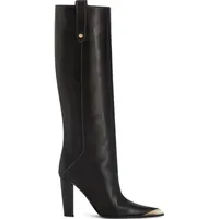 Etro Women's Black Leather Knee High Boots