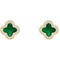 Liv Oliver Women's Emerald Earrings