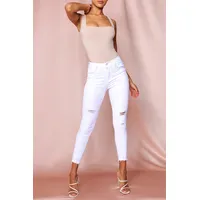 Debenhams Women's White High Waisted Jeans