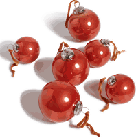 OKA Christmas Glass Baubles