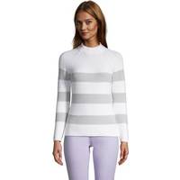 Land's End Women's White Cotton Jumpers
