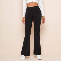 SHEIN Women's High Waisted Flared Trousers