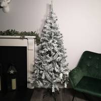 Cheaper Online Flocked Christmas Trees