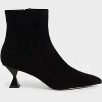 Charles & Keith Women's Suede Ankle Boots