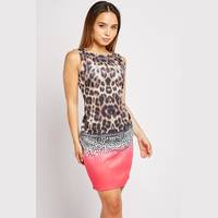 Everything5Pounds Women's Leopard Print Dresses