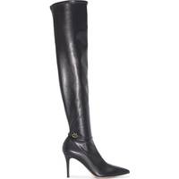 Gianvito Rossi Women's Black Thigh High Boots