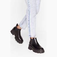 NASTY GAL Women's Black Chelsea Boots
