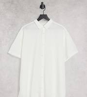 Jack & Jones Men's White Linen Shirts