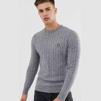 Lyle and Scott Men's Grey Jumpers