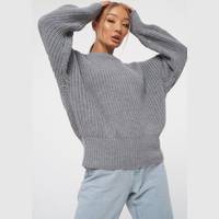 Missguided Women's Oversized Crew Neck Jumpers
