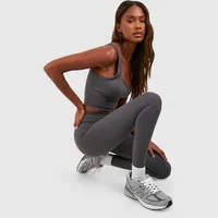 NASTY GAL Women's Grey Gym Leggings