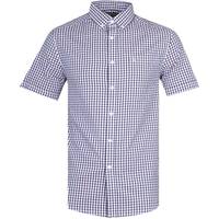 Woodhouse Clothing Men's Red Checked Shirts