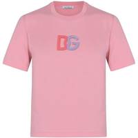 Dolce and Gabbana Girl's Logo T-shirts