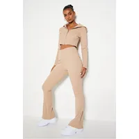 Sports Direct Women's Ribbed Wide Leg Trousers