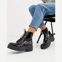 Xti Women's Black Lace Up Boots