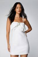 NASTY GAL Women's White Embellished Dresses