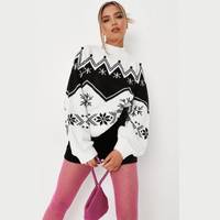 Missguided Women's White Fluffy Jumpers
