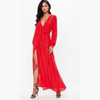 Women's Missguided Long-sleeve Maxi Dresses