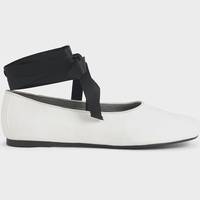 Charles & Keith Womens Flat Shoes With Ankle Straps