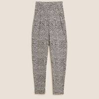 Marks & Spencer Women's Floral Tapered Trousers