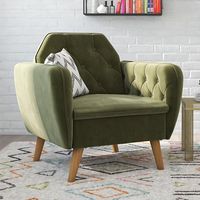 Furniture In Fashion Green Armchairs