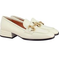 Wolf & Badger Women's White Block Heels