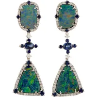 Wolf & Badger Artisan Furniture Women's Opal Earrings