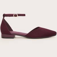 SHEIN Womens Flat Shoes With Ankle Straps