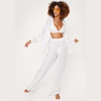 NASTY GAL Women's Super High Waisted Trousers