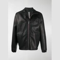 Rick Owens Men's Black Leather Jackets