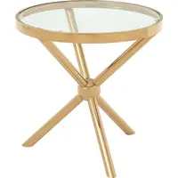 Etta Avenue Glass And Metal Side Tables