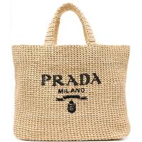 Prada Women's Crochet Beach Bag