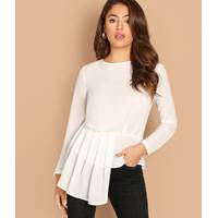 SHEIN Pleated Blouses for Women