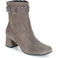 Rubber Sole Women's Grey Ankle Boots