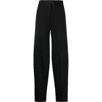 The Attico Women's High Waisted Wide Leg Trousers