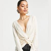 Missguided Women's Cream Jumpers