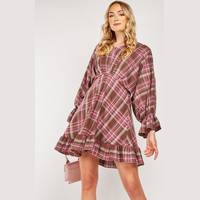 Everything5Pounds Women's Check Mini Dresses