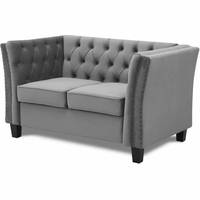 Home Detail Grey Velvet Sofas