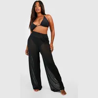 boohoo Women's Mesh Beach Trousers