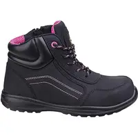Amblers Steel Women's Black Boots