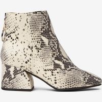 Dorothy Perkins Women's Snake Print Ankle Boots