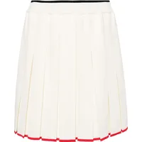 FARFETCH Thom Browne Women's White Pleated Skirts