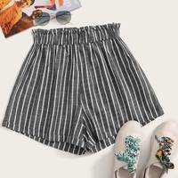 SHEIN Stripe Shorts for Women