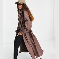 ASOS DESIGN Women's Brown Trench Coats