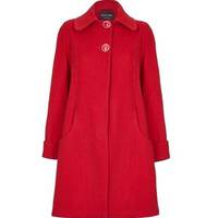 De La Creme Women's Red Wool Coats