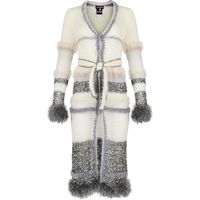 Wolf & Badger Women's Cream Knitted Cardigans