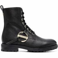 Love Moschino Women's Leather Lace Up Boots